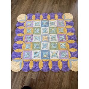 Beautiful Baby/Kids Mandala Quilt Handmade-Teddy Bears 34in x 34in